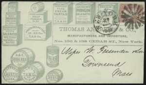 Sale 1090, Lot 2170, 1861-66 Issue (Scott 63-68)