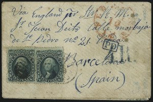 Sale 1090, Lot 2186, 1861-66 Issue (Scott 63-68)