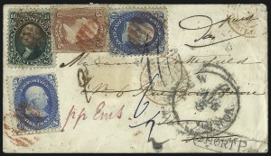 Sale 1090, Lot 2187, 1861-66 Issue (Scott 63-68)