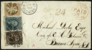 Sale 1090, Lot 2196, 1861-66 Issue, cont. (Scott 69-78)