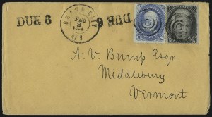 Sale 1090, Lot 2208, 1861-66 Issue, cont. (Scott 69-78)