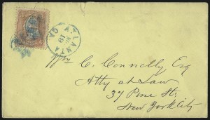 Sale 1090, Lot 2222, 1867-68 Grilled Issue (Scott 79-100)