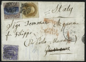 Sale 1090, Lot 2251, 1869 Pictorial Issue and 1875 Re-Issue (Scott 112-121)