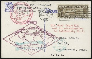 Sale 1090, Lot 2288, Flight and Air Post Covers