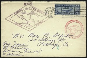 Sale 1090, Lot 2289, Flight and Air Post Covers