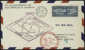 Sale 1090, Lot 2291, Flight and Air Post Covers