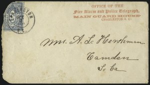 Sale 1090, Lot 2389, Confederate States: Postmasters` Provisionals