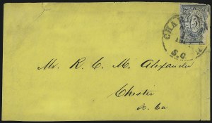 Sale 1090, Lot 2391, Confederate States: Postmasters` Provisionals