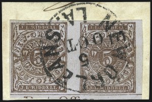 Sale 1090, Lot 2401, Confederate States: Postmasters` Provisionals
