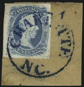 Sale 1090, Lot 2413, Confederate States: General Issues off-Cover