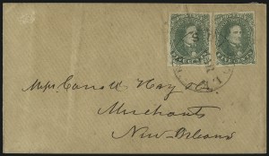 Sale 1090, Lot 2428, Confederate States: General Issues on-Cover