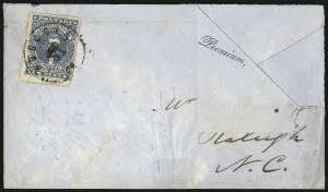 Sale 1090, Lot 2433, Confederate States: General Issues on-Cover