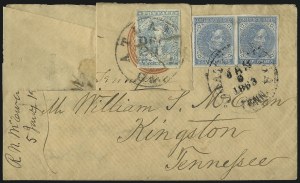 Sale 1090, Lot 2441, Confederate States: General Issues on-Cover