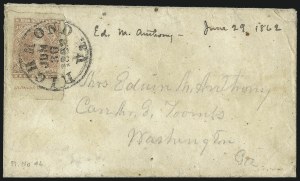 Sale 1090, Lot 2444, Confederate States: General Issues on-Cover