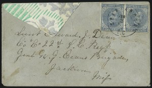 Sale 1090, Lot 2448, Confederate States: General Issues on-Cover