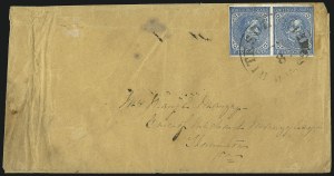Sale 1090, Lot 2451, Confederate States: General Issues on-Cover
