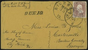 Sale 1090, Lot 2474, Confederate States: Prisoner-of War Mail