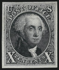 Sale 1092, Lot 1008, 1847 Issue and 1875 Reproduction (Scott 1-4)