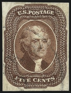 Sale 1092, Lot 1014, 1851 Issue (Scott 7-17)