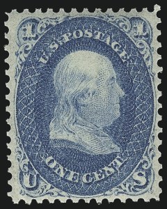 Sale 1092, Lot 1051, 1861-66, 1867-68 Grilled and 1875 Re-Issues (Scott 56-111)