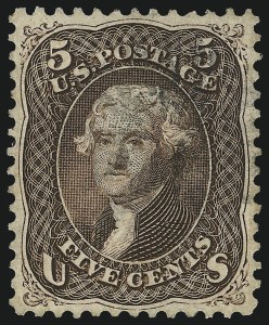 Sale 1092, Lot 1064, 1861-66, 1867-68 Grilled and 1875 Re-Issues (Scott 56-111)