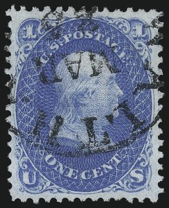 Sale 1092, Lot 1071, 1861-66, 1867-68 Grilled and 1875 Re-Issues (Scott 56-111)