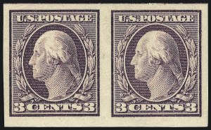 Sale 1093, Lot 104, 1908-10 Washington-Franklin Imperfs and Imperf Coils (Scott 343-347V)