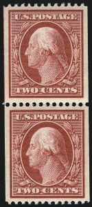 Sale Number 1093, Lot Number 113, 1908-10 Washington-Franklin Coils (Scott 348-356)