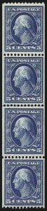 Sale 1093, Lot 124, 1908-10 Washington-Franklin Coils (Scott 348-356)