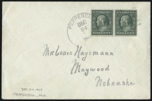 Sale 1093, Lot 154, 1909 Bluish Paper Issue (Scott 357-366)