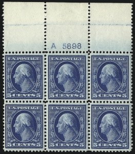 Sale 1093, Lot 187, 1910-13 Issue (Scott 374-382)