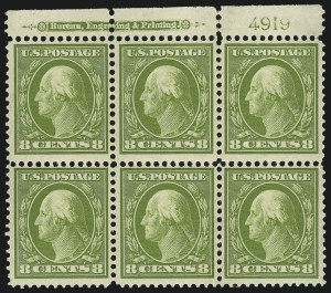 Sale 1093, Lot 189, 1910-13 Issue (Scott 374-382)