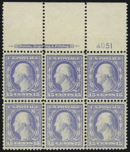 Sale 1093, Lot 193, 1910-13 Issue (Scott 374-382)
