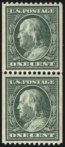 Sale 1093, Lot 196, 1910-13 Coils (Scott 384-396)