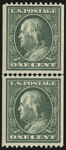 Sale 1093, Lot 197, 1910-13 Coils (Scott 384-396)