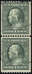 Sale 1093, Lot 200, 1910-13 Coils (Scott 384-396)