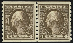 Sale 1093, Lot 223, 1910-13 Coils (Scott 384-396)