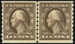 Sale 1093, Lot 225, 1910-13 Coils (Scott 384-396)