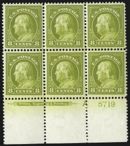 Sale 1093, Lot 265, 1912-14 Issue (Scott 405-423)