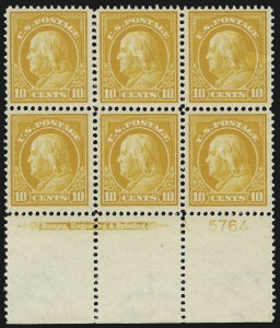 Sale 1093, Lot 268, 1912-14 Issue (Scott 405-423)