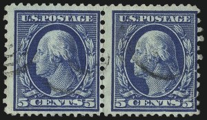 Sale 1093, Lot 290, 1914 Compound Perforations (Scott 423A-423D)