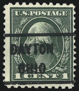 Sale 1093, Lot 291, 1914 Compound Perforations (Scott 423A-423D)