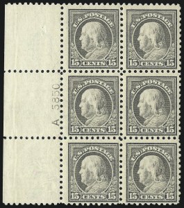 Sale 1093, Lot 307, 1913-15 Issue (Scott 424-440)