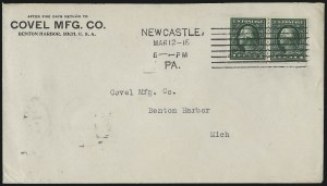 Sale 1093, Lot 319, 1914 Coils (Scott 441-447)