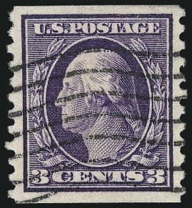 Sale 1093, Lot 325, 1914 Coils (Scott 441-447)