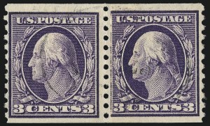 Sale 1093, Lot 327, 1914 Coils (Scott 441-447)