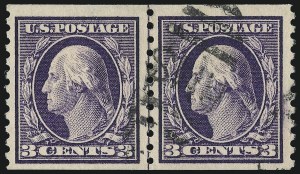 Sale 1093, Lot 328, 1914 Coils (Scott 441-447)