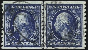 Sale 1093, Lot 339, 1914 Coils (Scott 441-447)