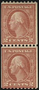 Sale 1093, Lot 343, 1914-16 Rotary Press Coils (Scott 448-459)