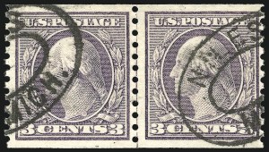 Sale 1093, Lot 366, 1914-16 Rotary Press Coils (Scott 448-459)